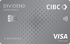 CIBC Dividend Platinum cash back credit card
