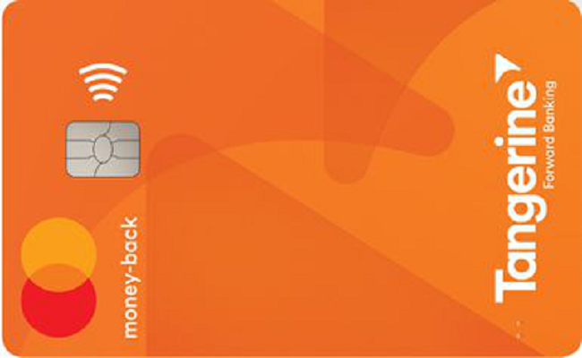 tangerine money back card